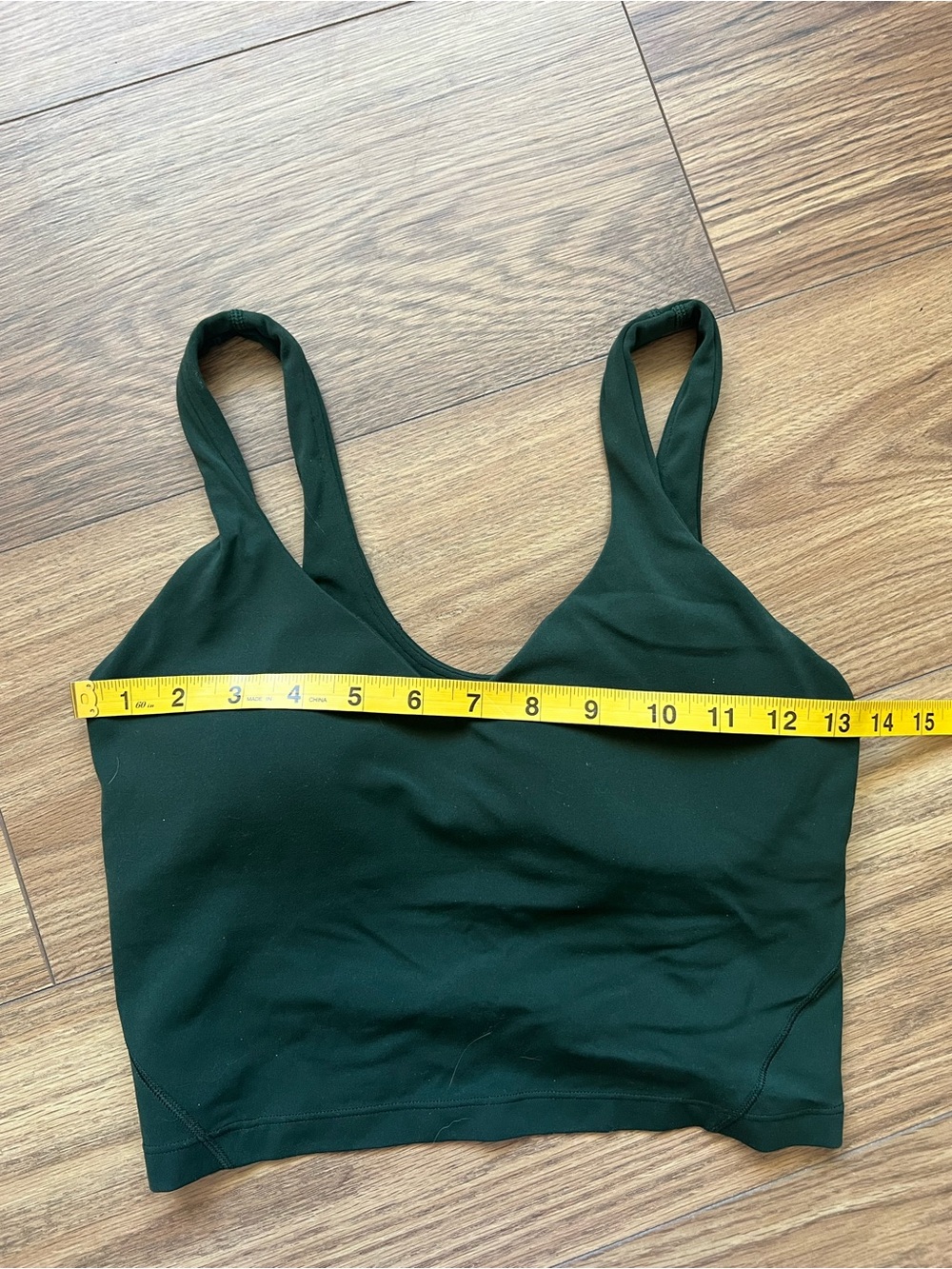 Lululemon Dark Green Align Bralette with Built in Bra - Picture 5 of 5